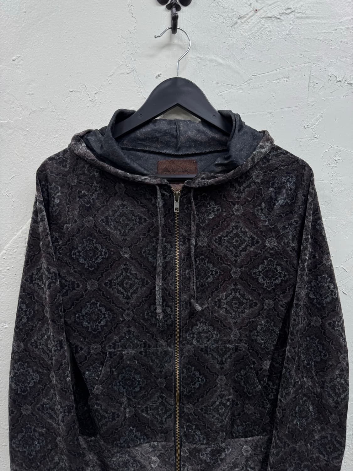 Goa 00s oriental velour hoodie  상품이미지3