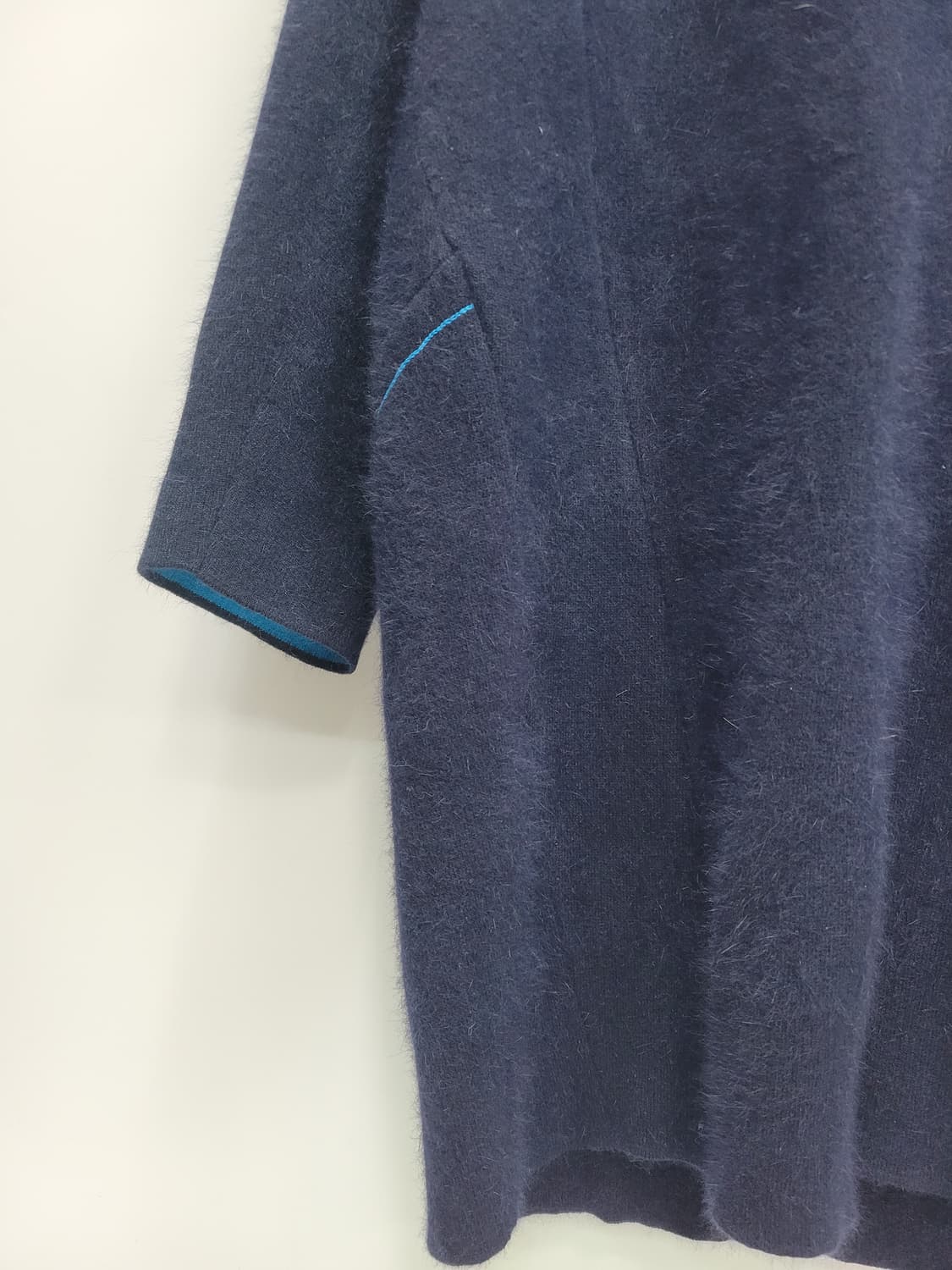 MICHAA 미샤 울 캐시미어 오버핏 원피스 / 여 85-160 네이비
 상품이미지5