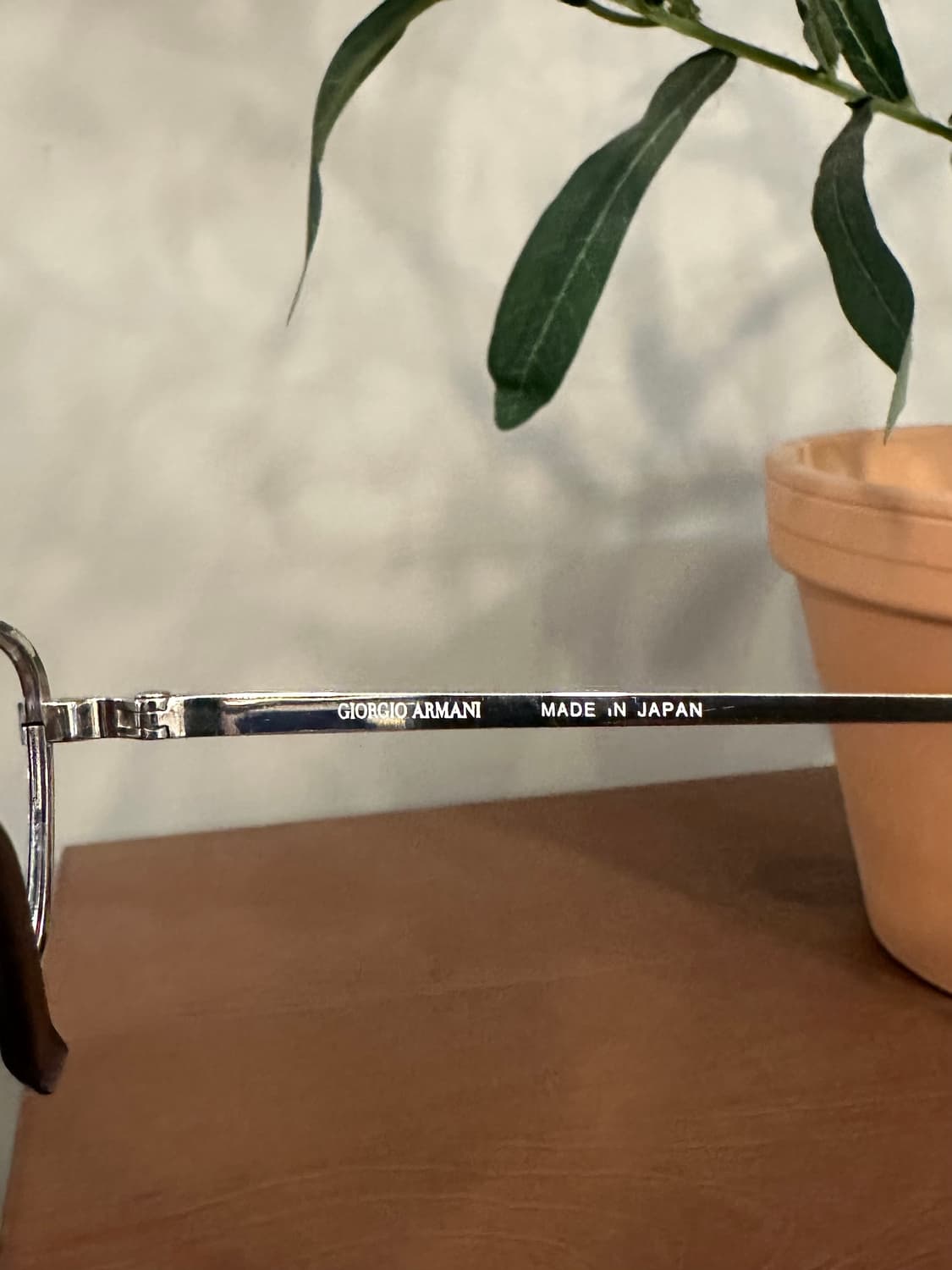 90-00s Giorgio Armani old square glasses 상품이미지7