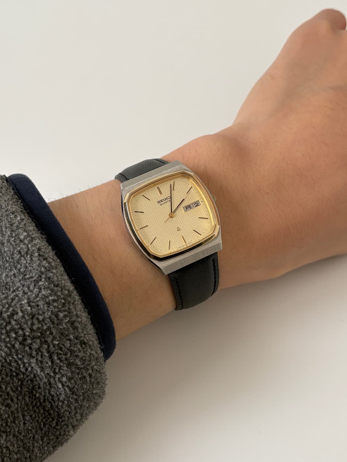 1980s Seagull Gold Bezel Square Quartz 상품이미지8