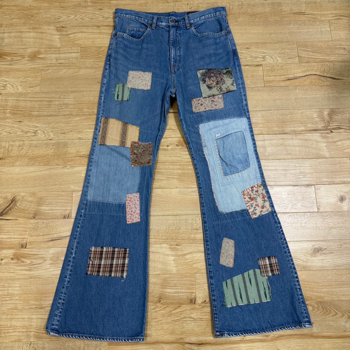 캐피탈 kapital 26ss 5p 오카벨보 데님 패치 리메이크 36 상품이미지2