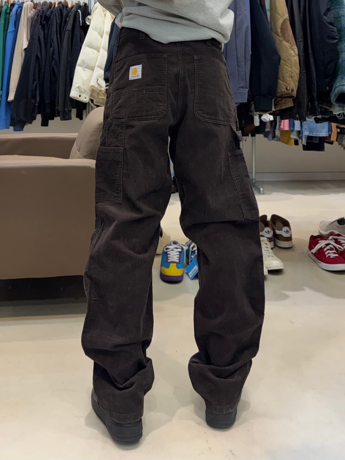 칼하트 wip 코듀로이 싱글니 카펜터 팬츠 상품이미지6