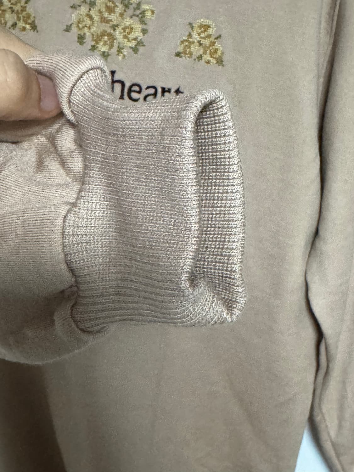 일본 waiwai 스위트하트 맨투맨 95-100 새상품 상품이미지6