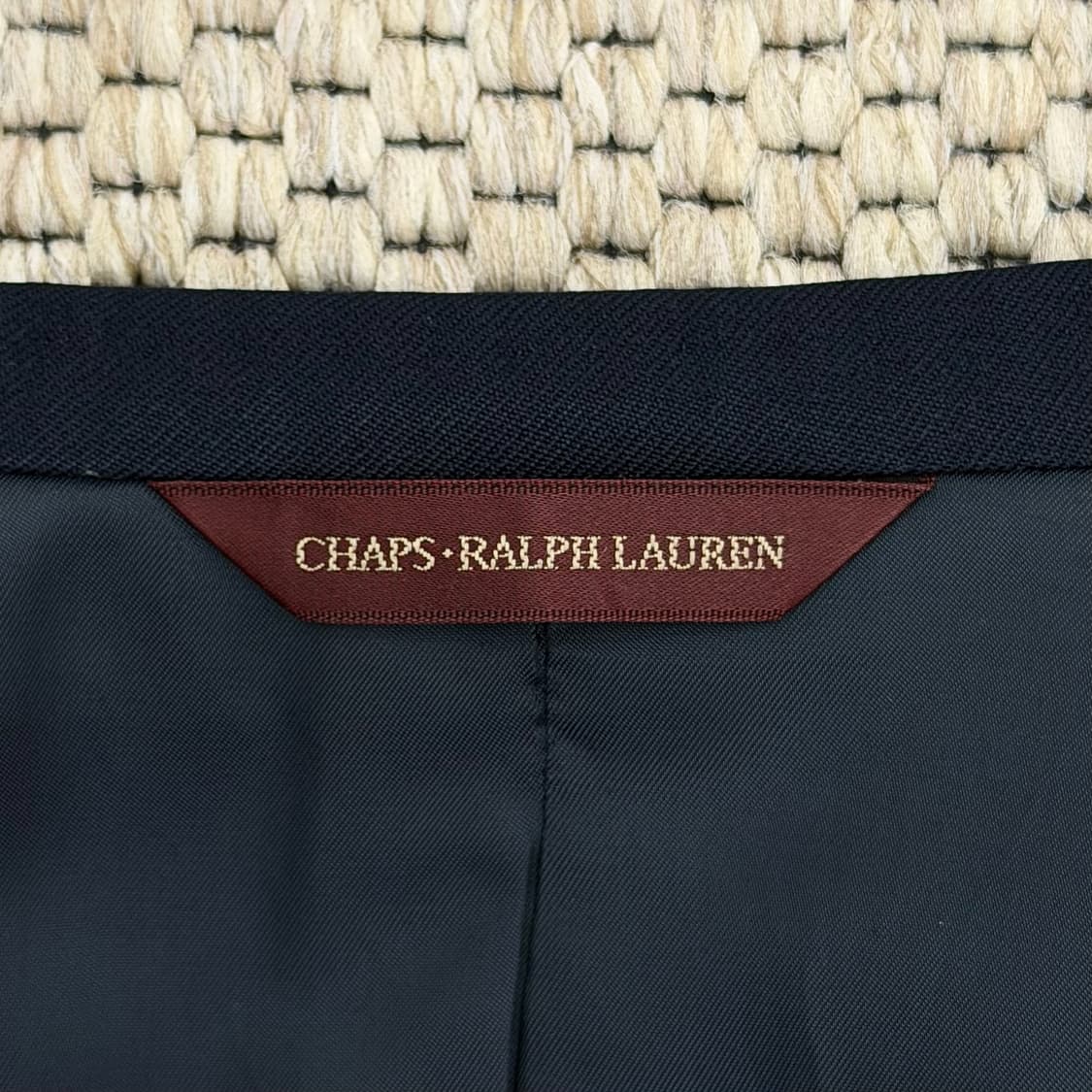 CHAPS Ralph Lauren 금장 네이비 블레이저 상품이미지7