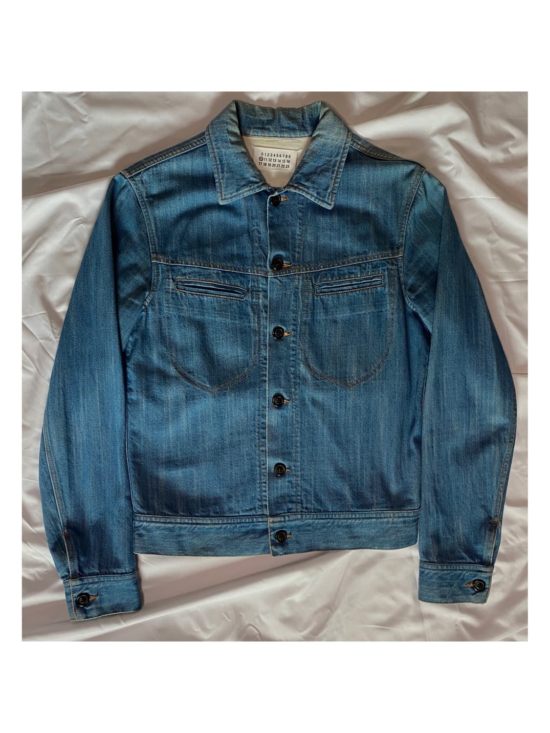 마틴 마르지엘라 04ss 슬럽 데님 자켓 청자켓 아카이브 아티저널 상품이미지2