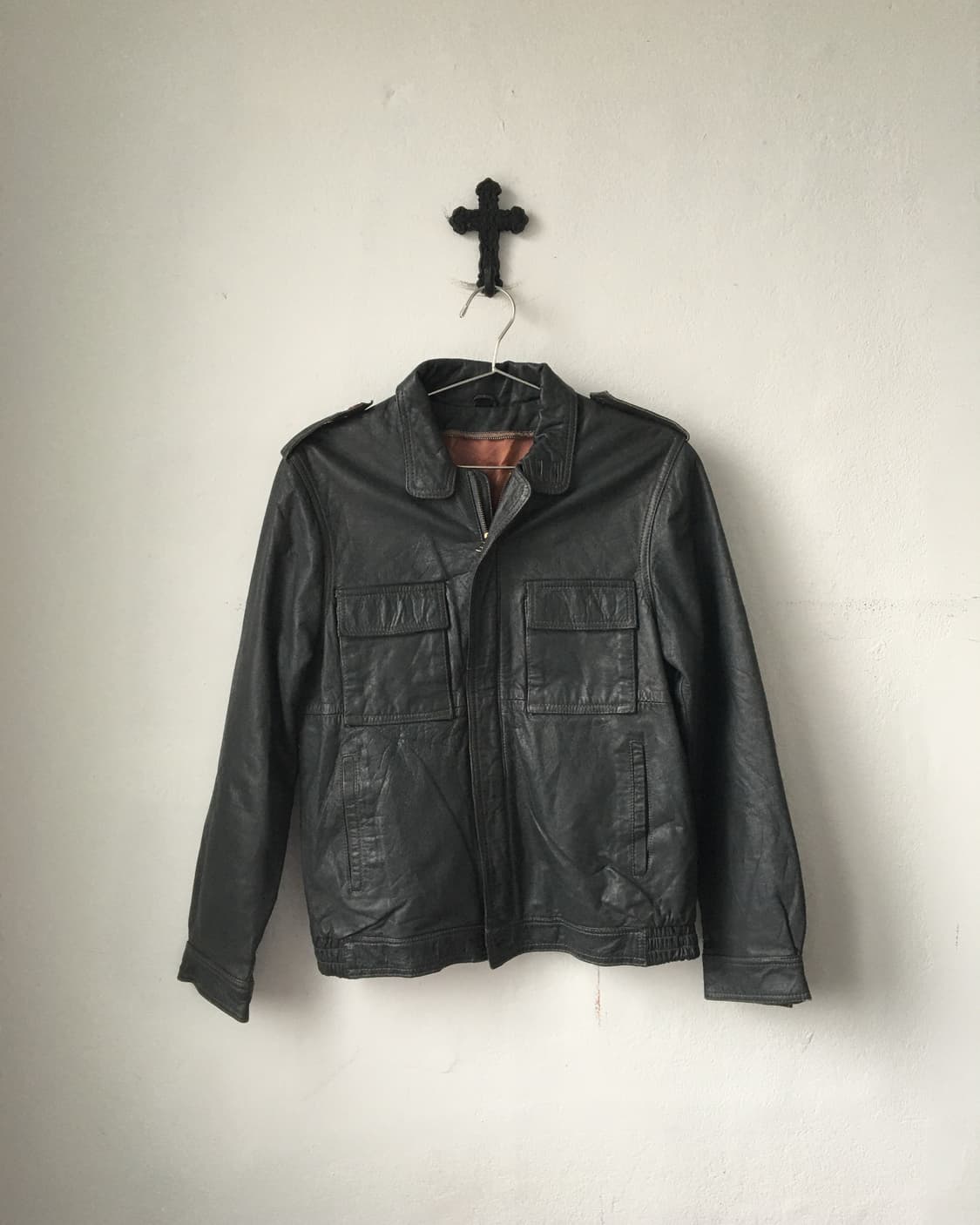 Cow leather jaacket 상품이미지2