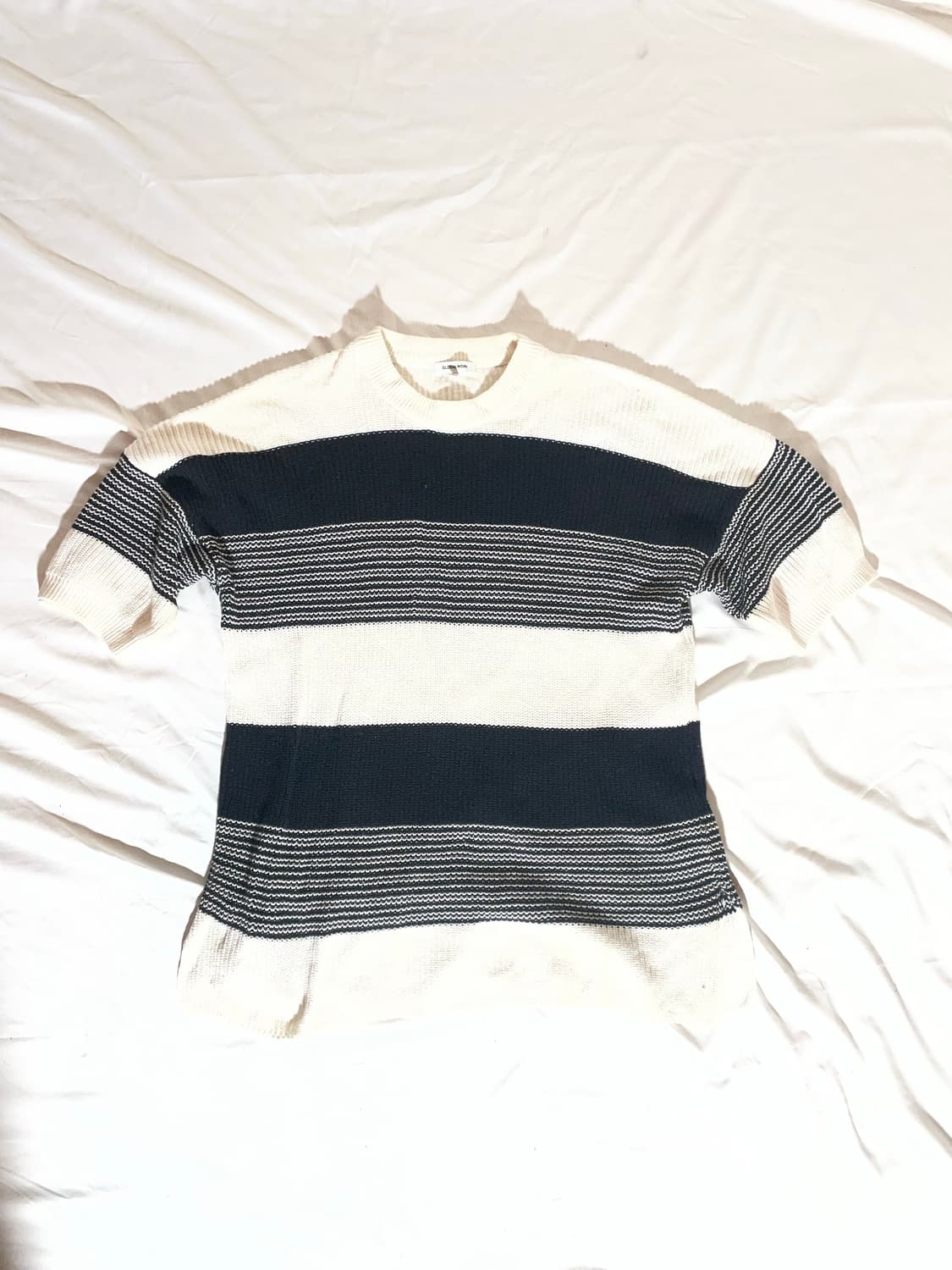 글로벌워크 스트라이프 반팔 니트 상품이미지4