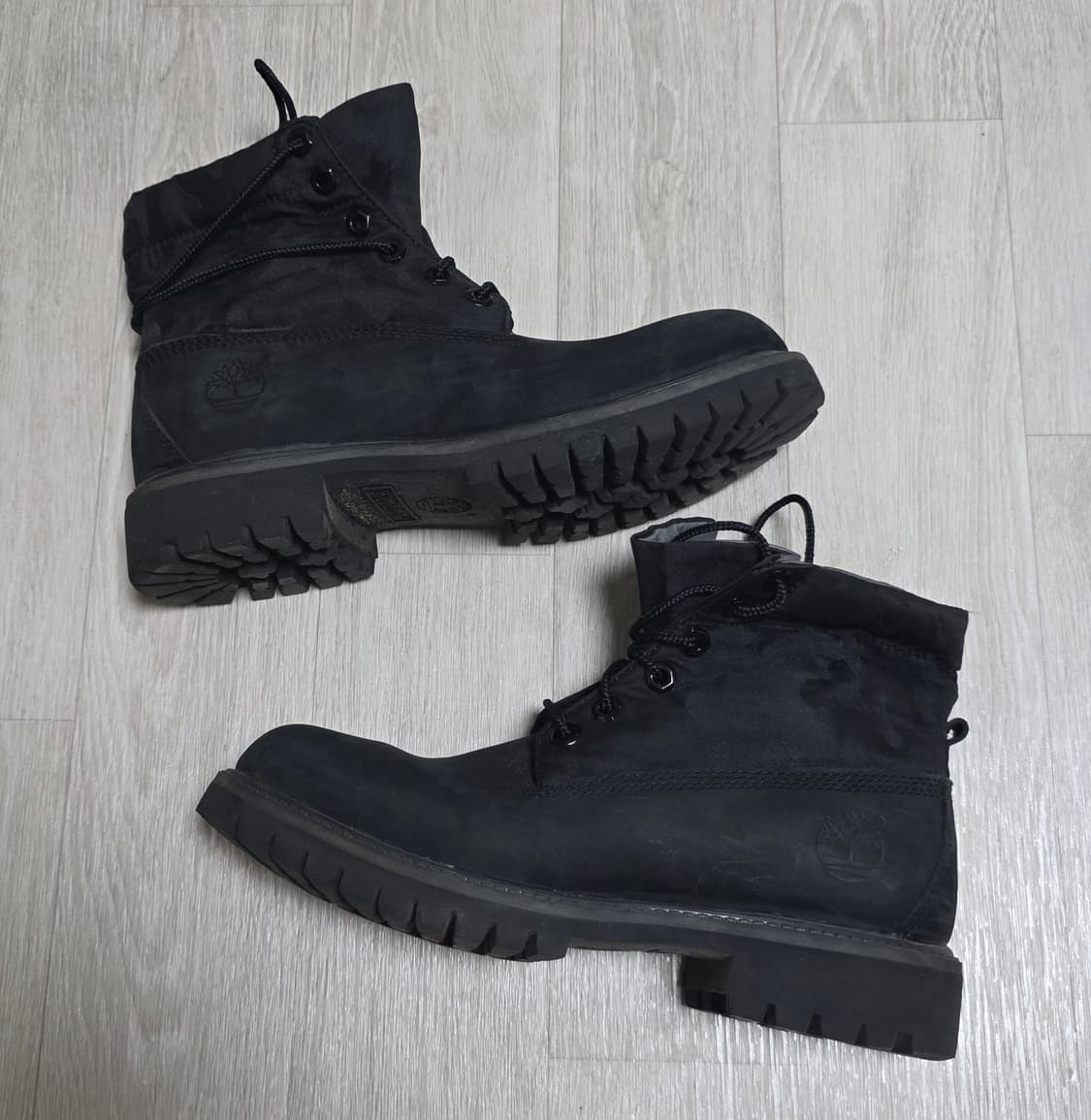 [250~255]팀버랜드 6인치 블랙 롤탑부츠 상품이미지10