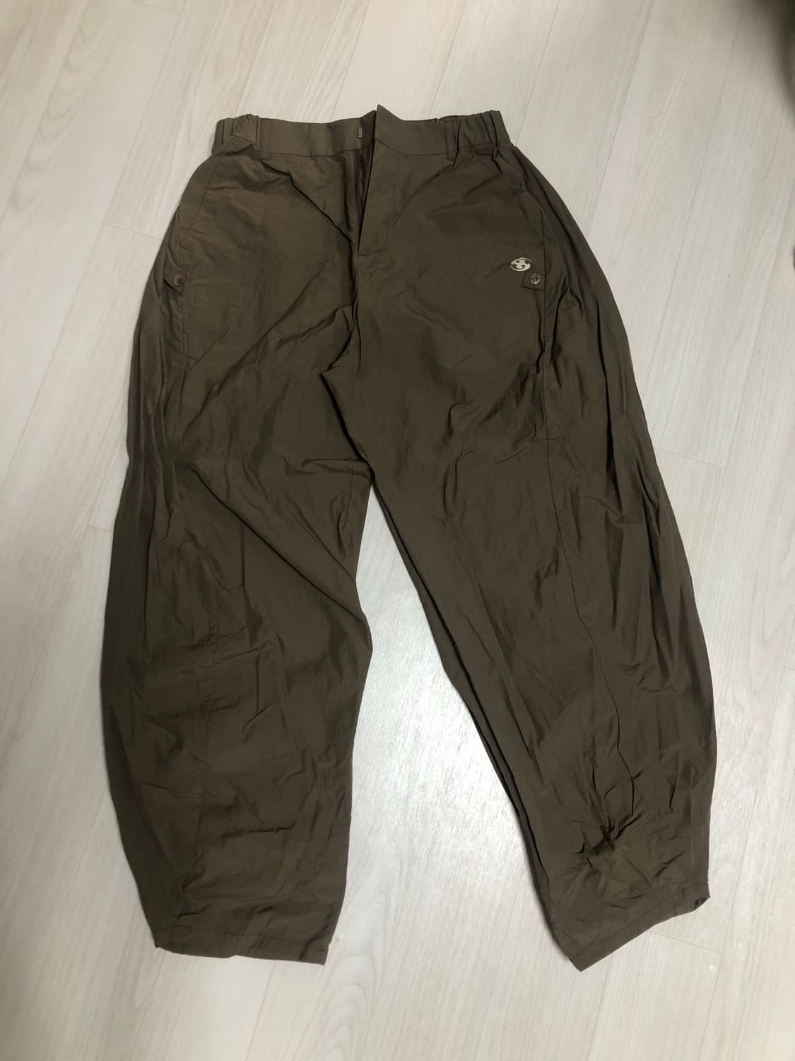 산산기어ss 브라운 나일론 팬츠 1사이즈 상품이미지1