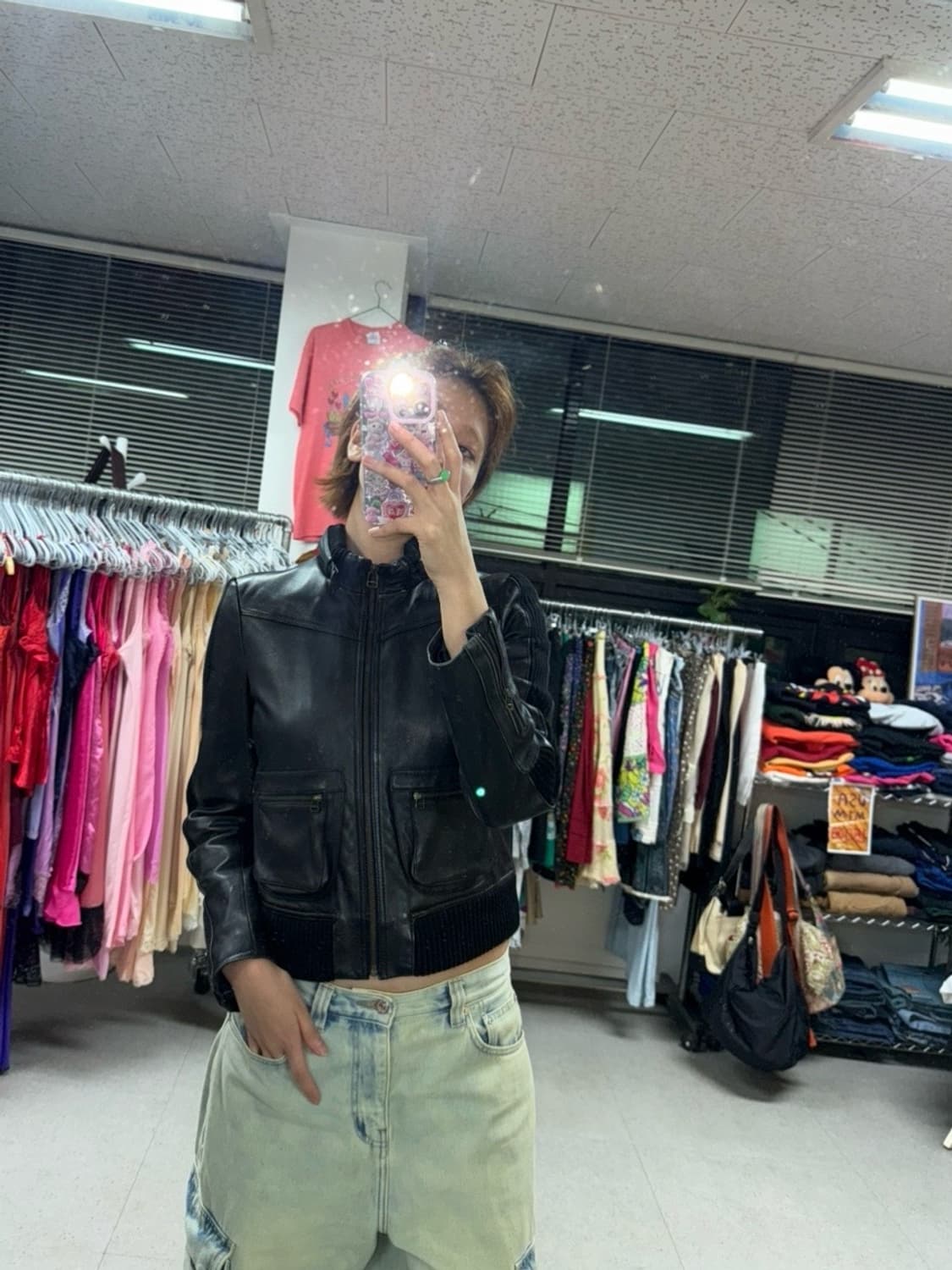 Sheepskin leather jacket 상품이미지6