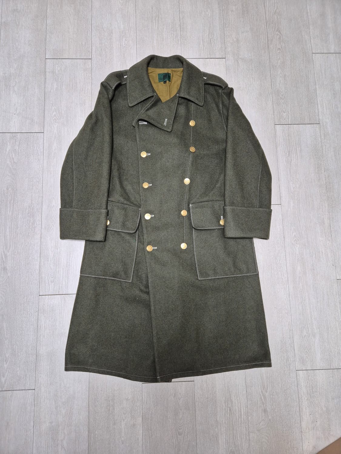 80s 장 폴 고티에 밀리터리 울 코트 상품이미지1