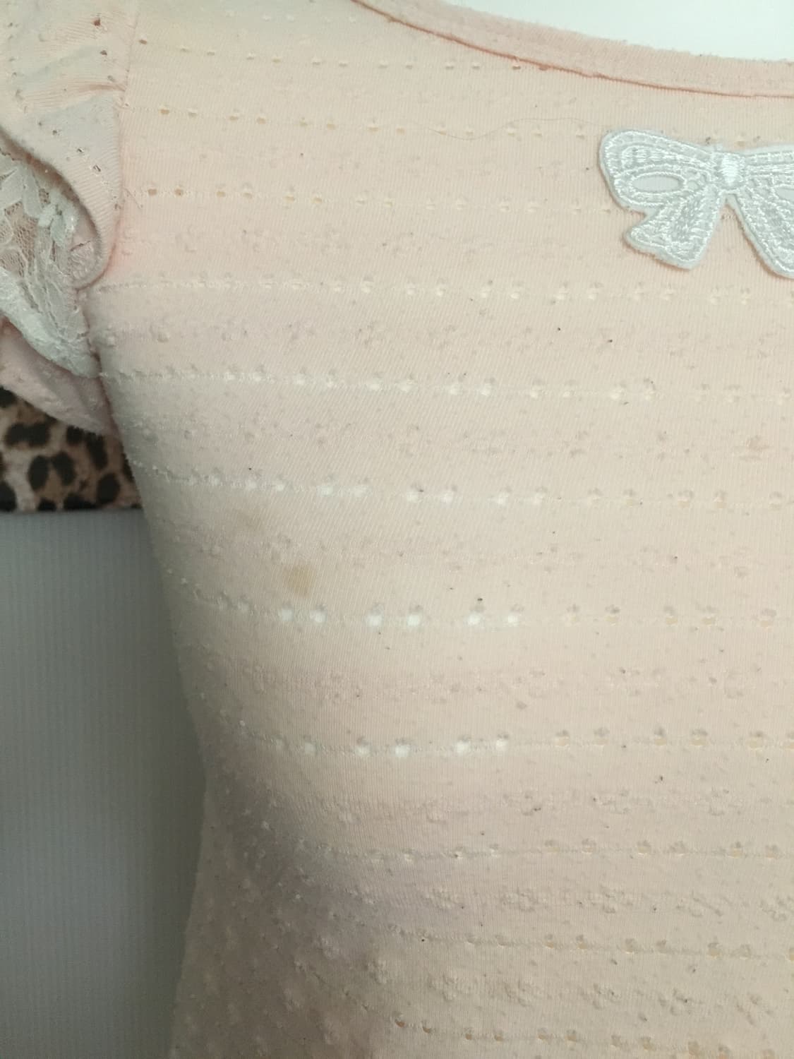 로즈판판 히메갸루 핑크 반팔 탑 리즈리사깔 상품이미지3