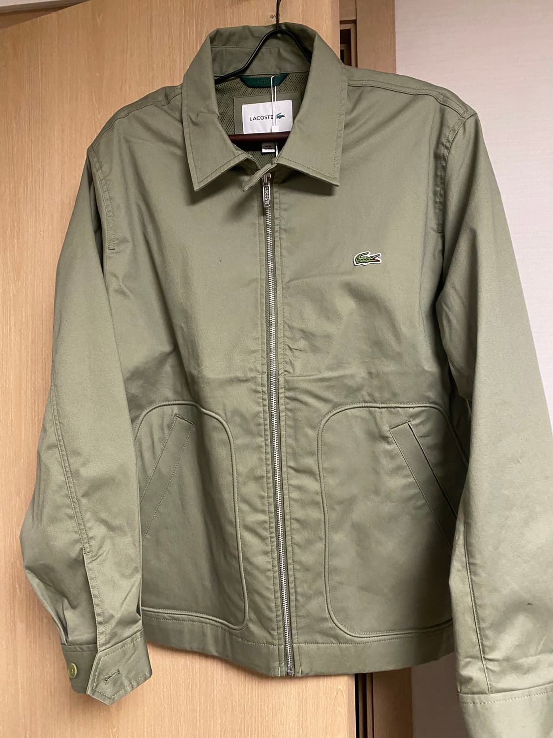라코스테 셔츠형 아우터 블루종 자켓 M/L 52 상품이미지1