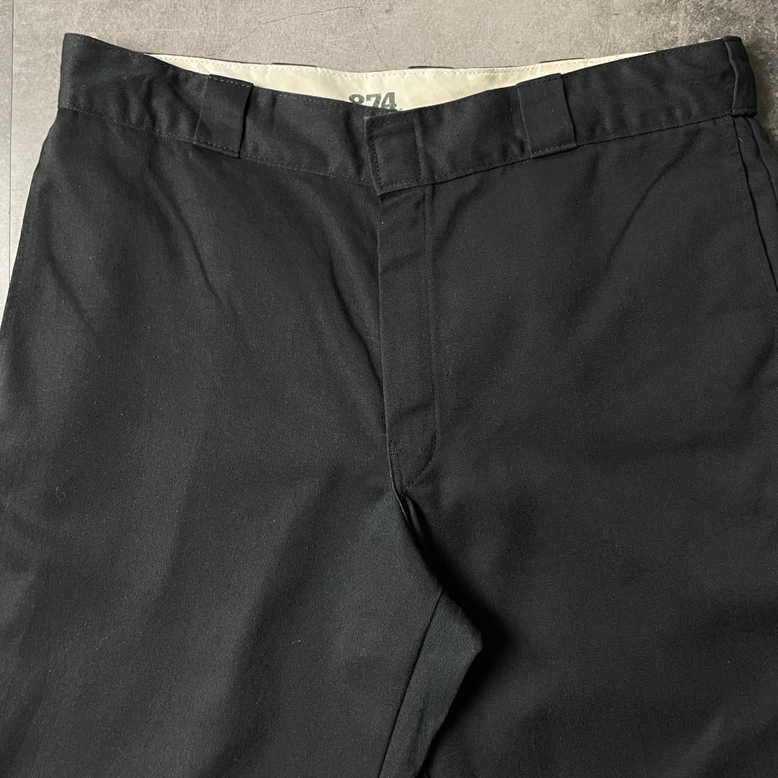 DICKIES 디키즈874 빈티지 블랙 코튼 워크 팬츠 A00802 상품이미지2