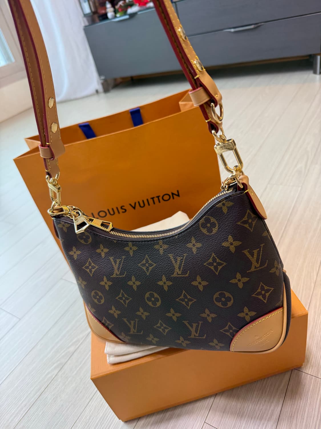 [ONE SIZE] 루이비통 모노그램 불로뉴 숄더백 상품이미지4