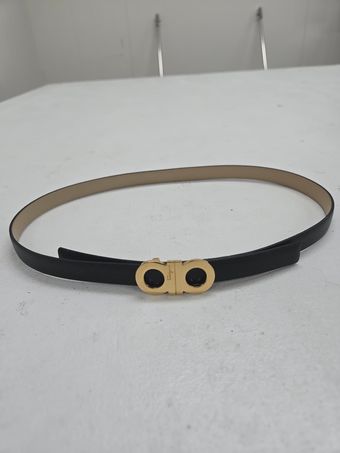 페라가모 간치니 블랙 벨트 여성용 상품이미지1