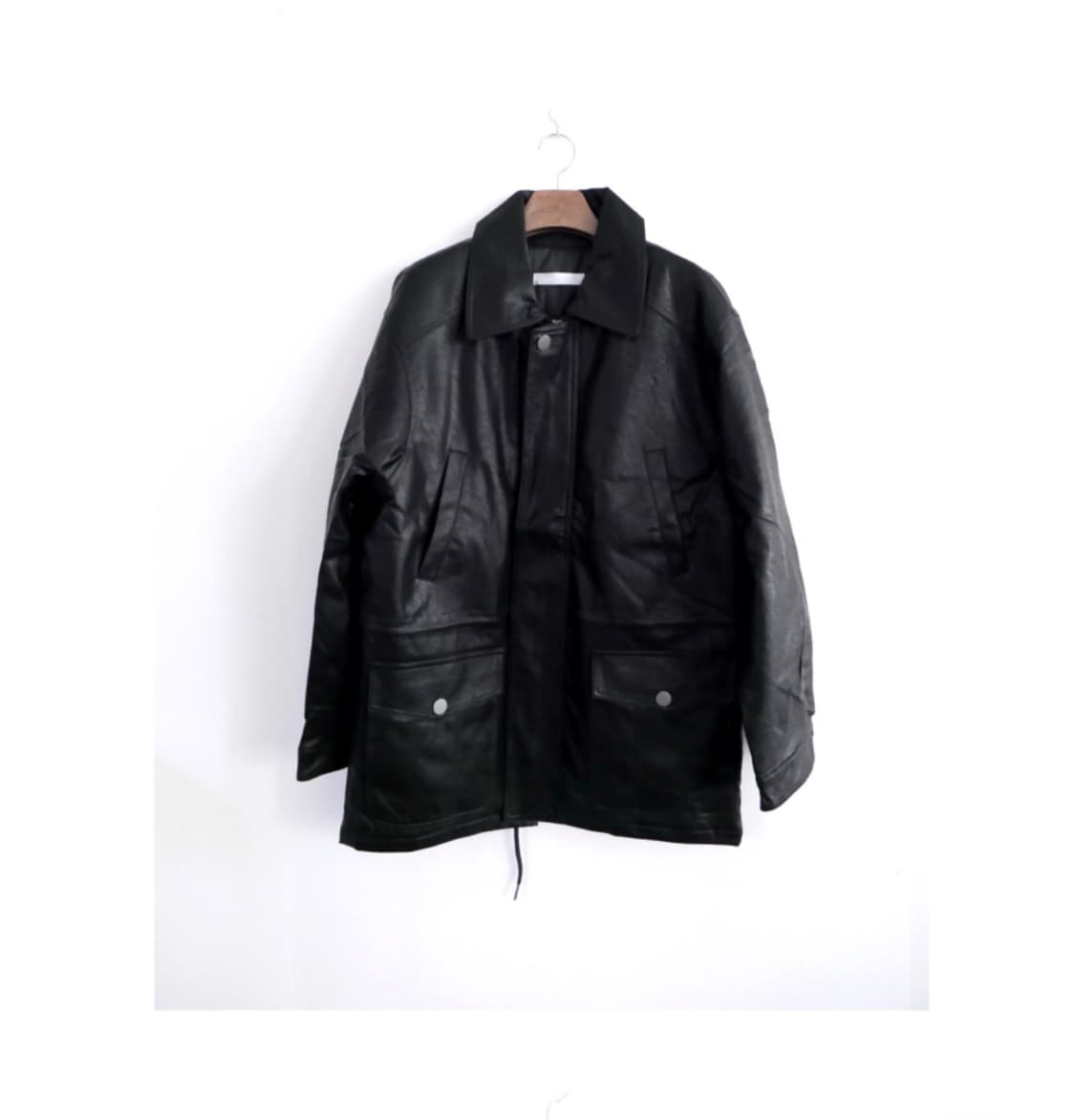 베이비랩 블랙 레더 자켓  상품이미지3