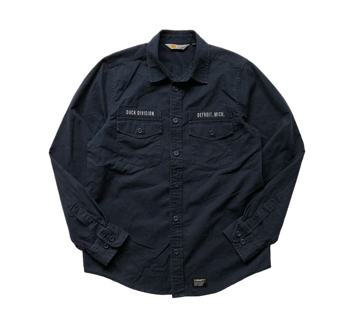칼하트 디트로이트 미시간 덕 디비전 로터스 워크 셔츠 상품이미지1