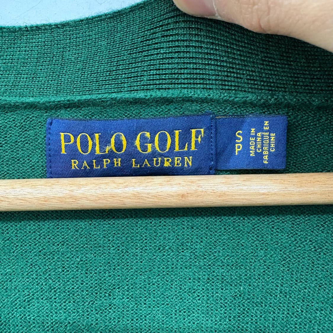 폴로 골프 남성 그린 가디건 S 상품이미지3