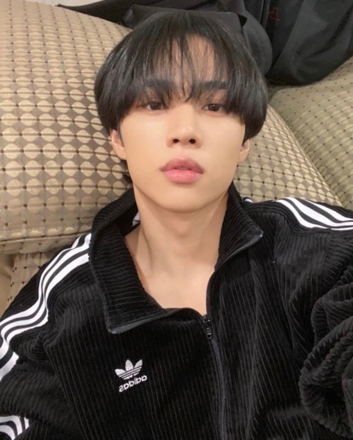 아디다스 선우 코듀로이 하프 반집업 블랙 XL 상품이미지1