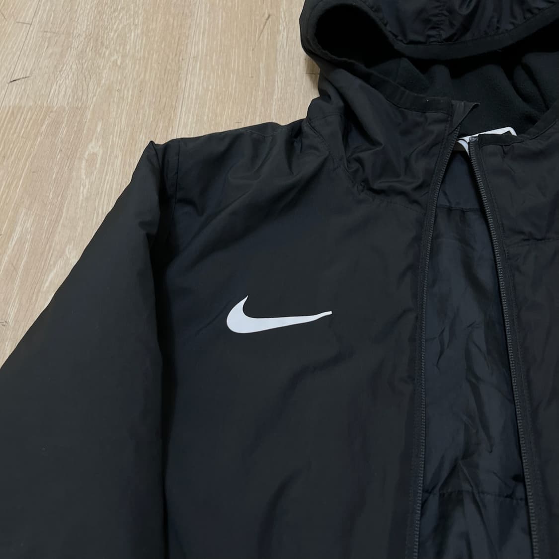 나이키 스우시 후드 경량 롱패딩 S/90  상품이미지3