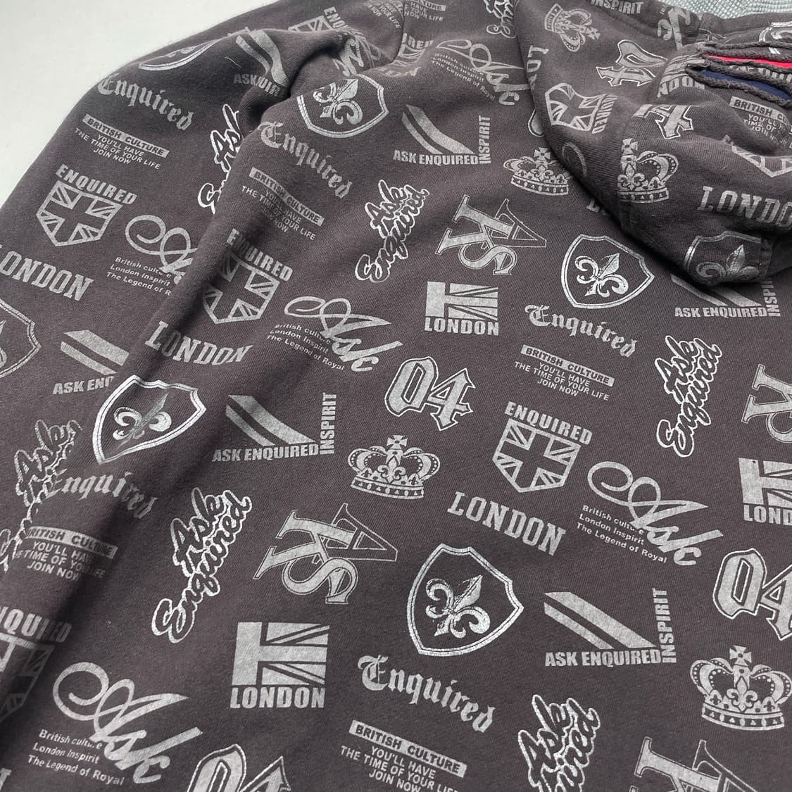 ASK 에스크 후드티 롱슬리브 L 상품이미지5