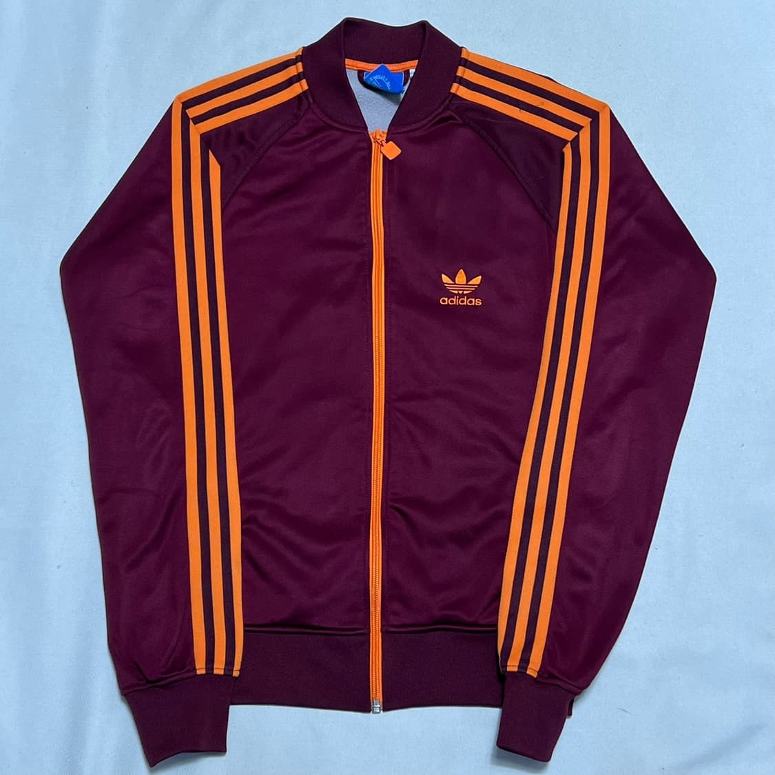 95 아디다스 오렌지라인 버건디 져지 상품이미지2