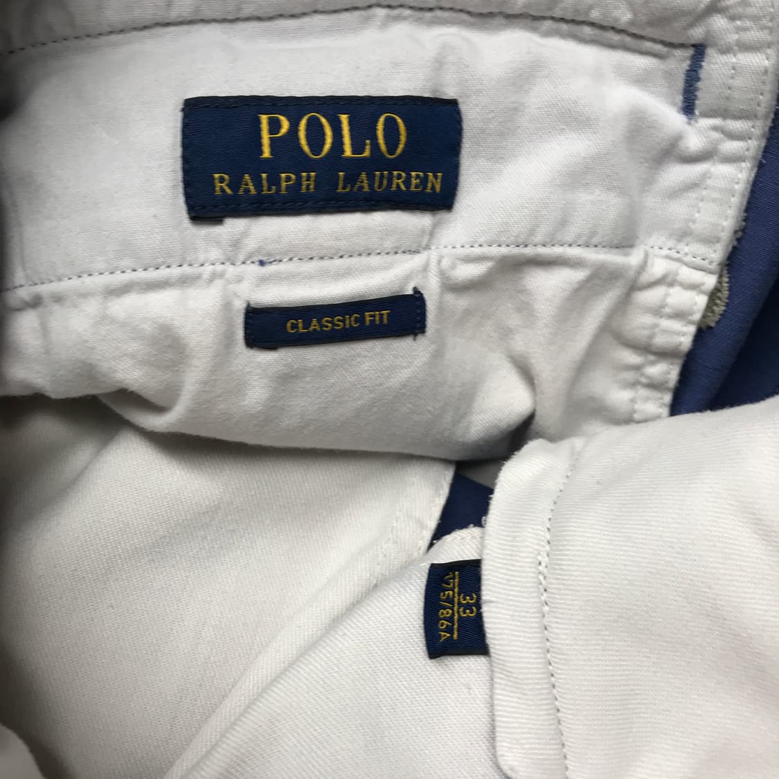 폴로 랄프로렌 멀티 자수 치노 반바지 블루 33 상품이미지5