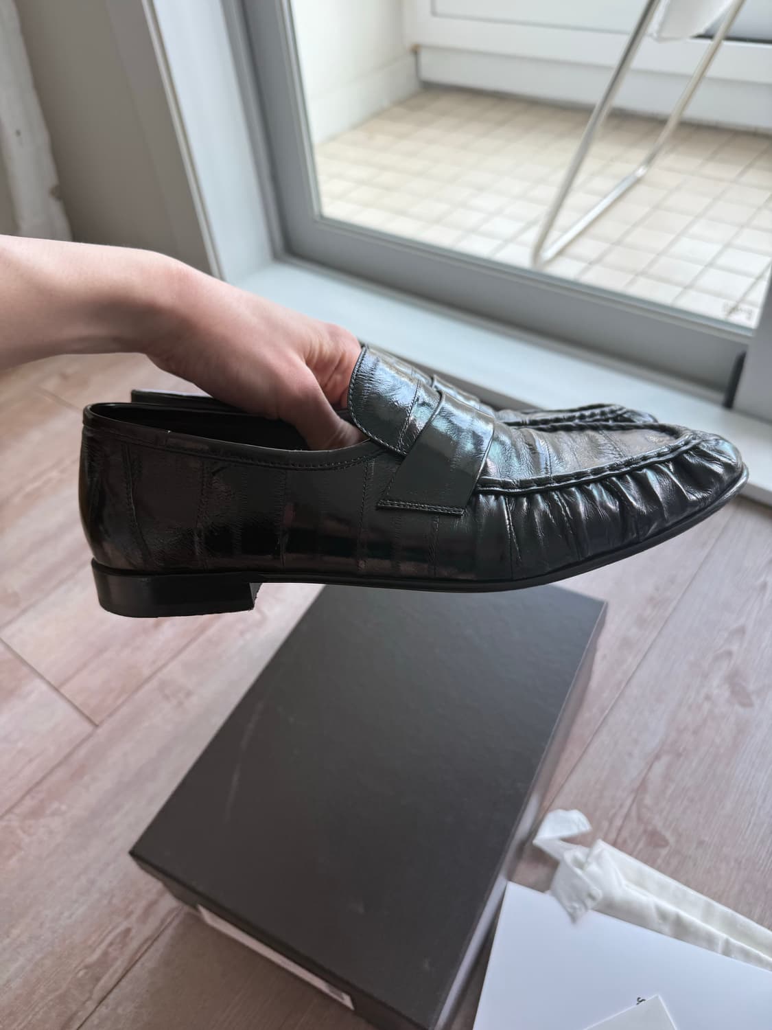 [eu43] the row eel soft loafers black 상품이미지7