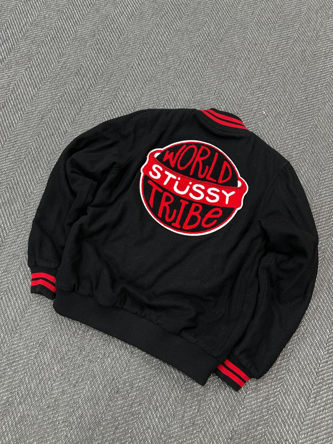 정품 스투시 바시티자켓 상품이미지1