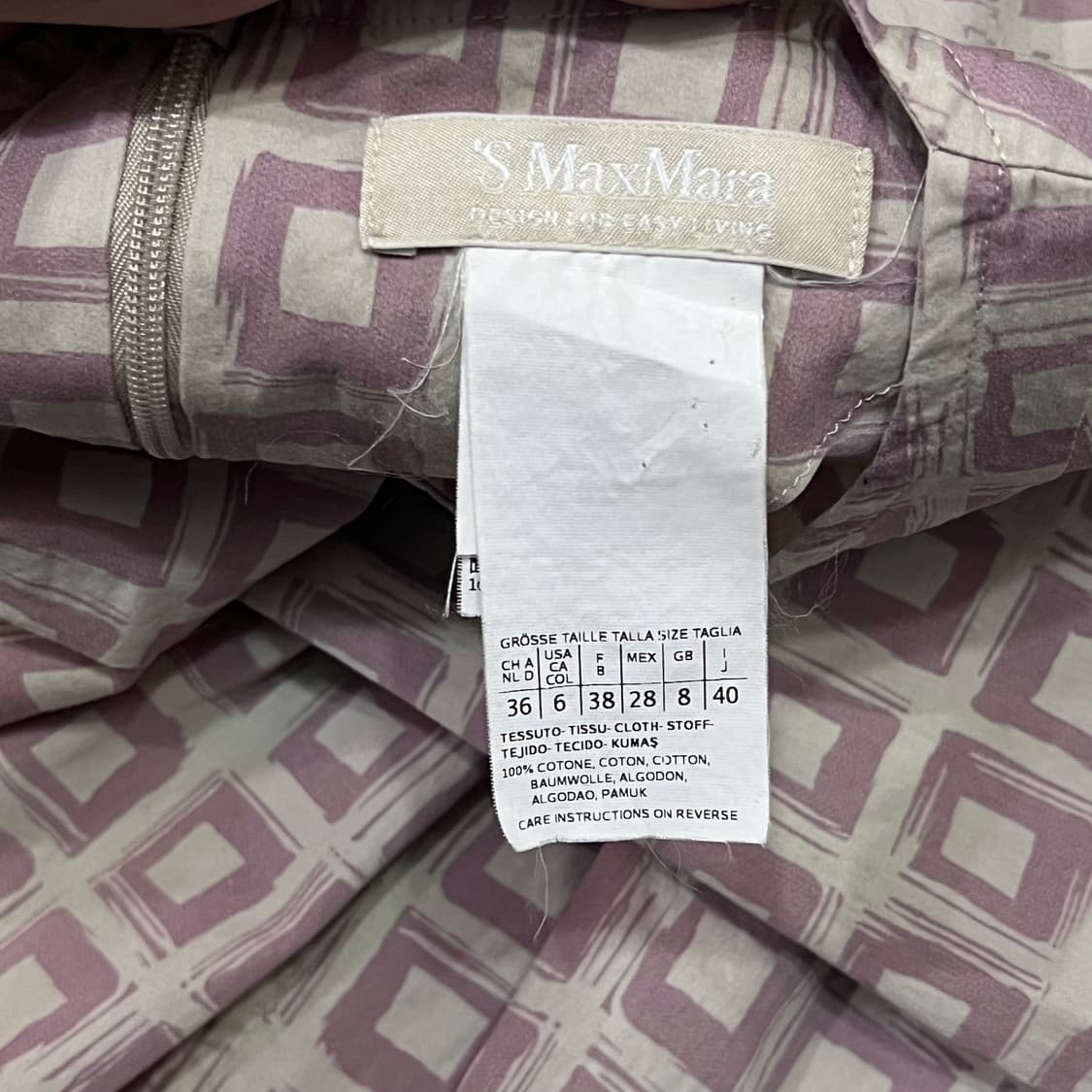  막스마라 패턴 슬리브리스 원피스 y16410 상품이미지6