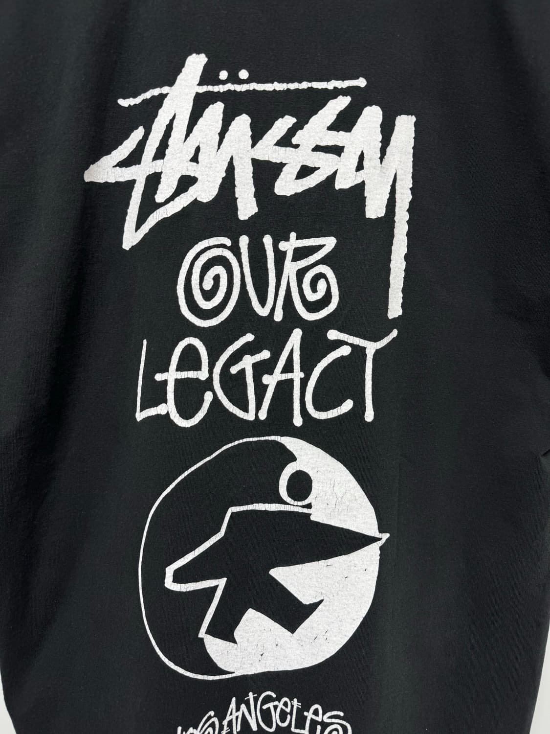 스투시 아워레가시 서프맨 반팔 L 상품이미지4