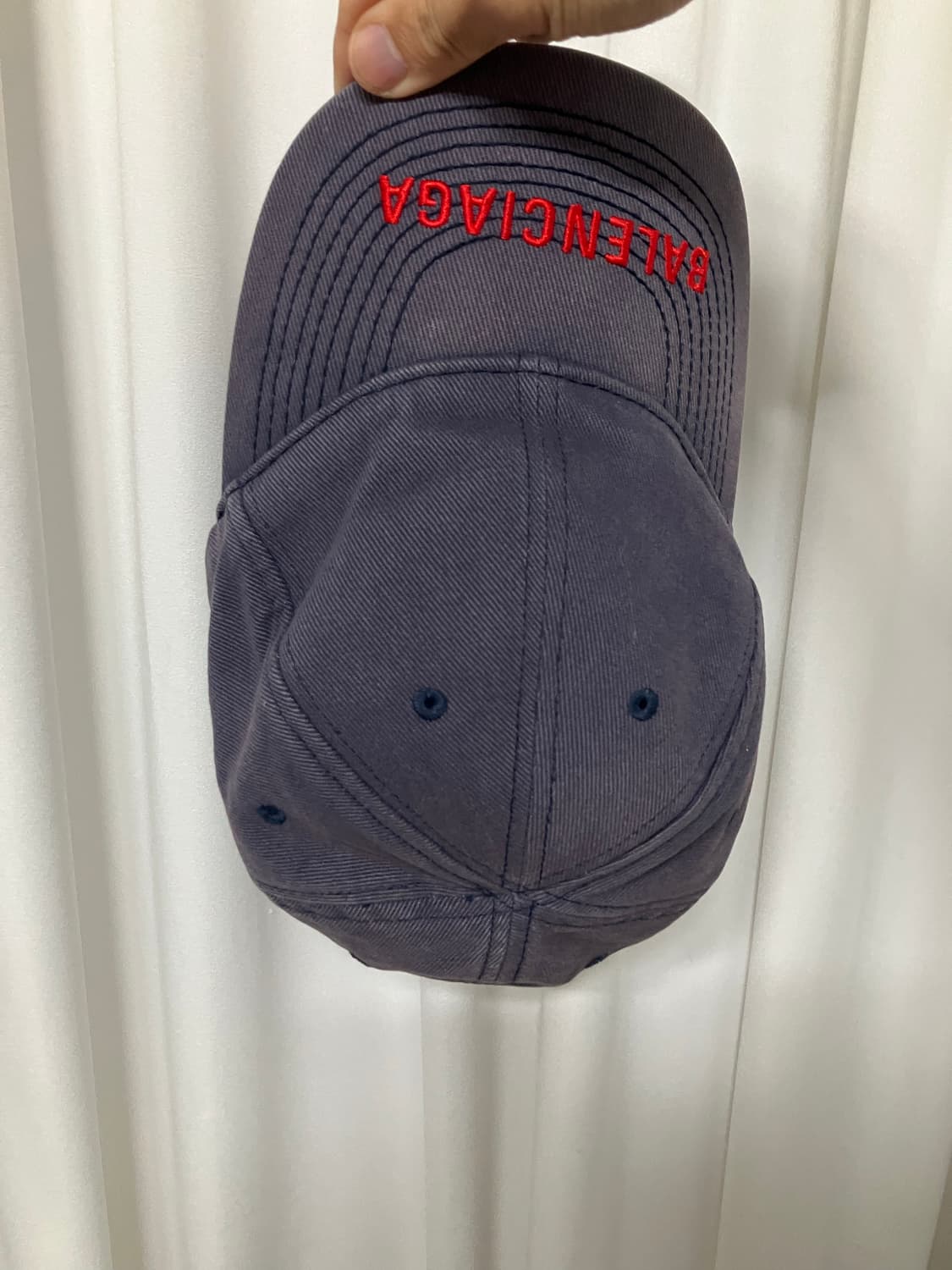 발렌시아가 18FW볼캡 네이비 상품이미지9