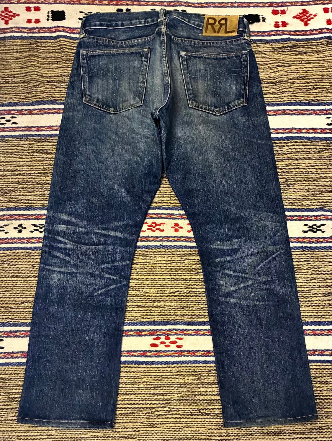 (32)RRL 더블알엘 슬림핏 캐니언 워싱 셀비지데님 청바지  상품이미지6