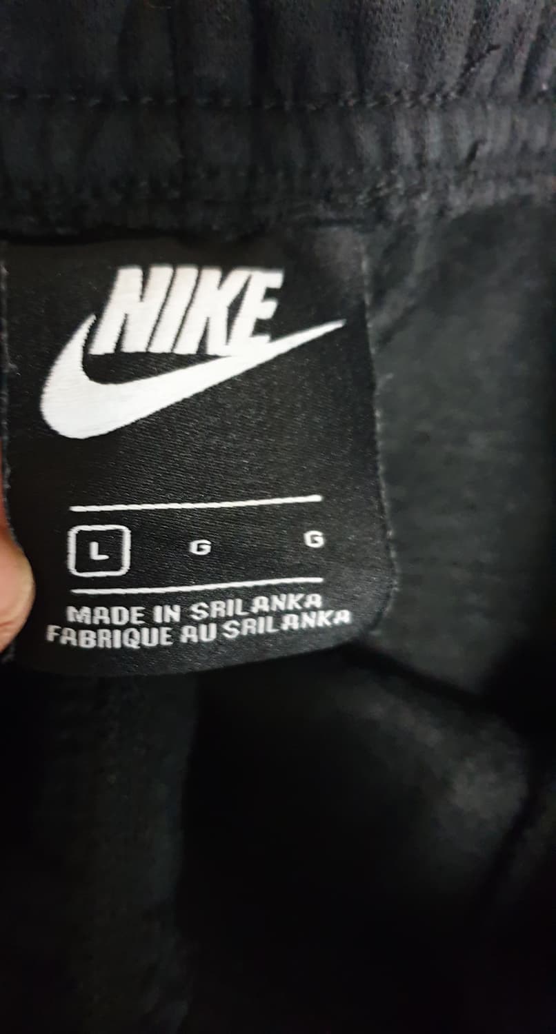 나이키 기모 조거팬츠 블랙 (L) 상품이미지2