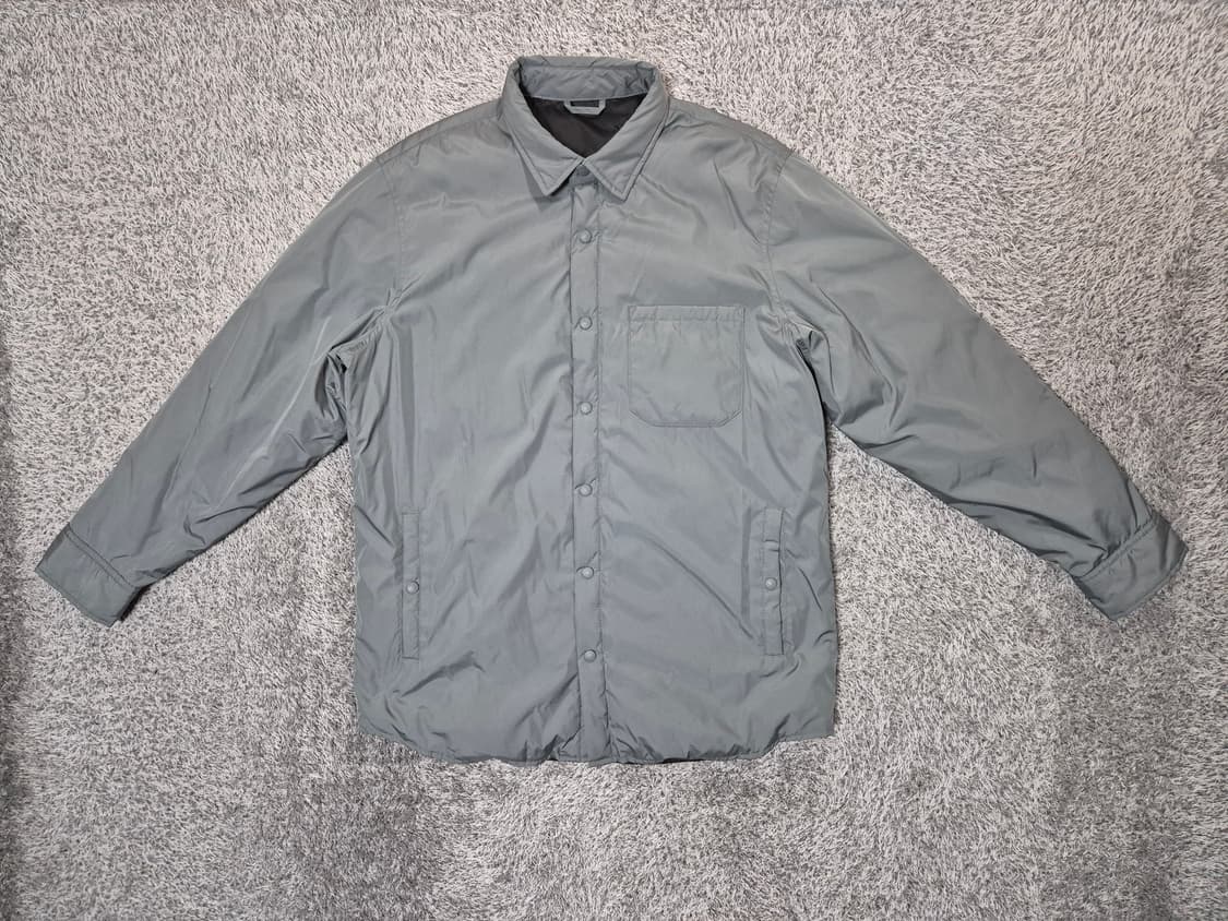 지오다노 남성 오버핏 경량 패딩 셔켓 L 상품이미지1