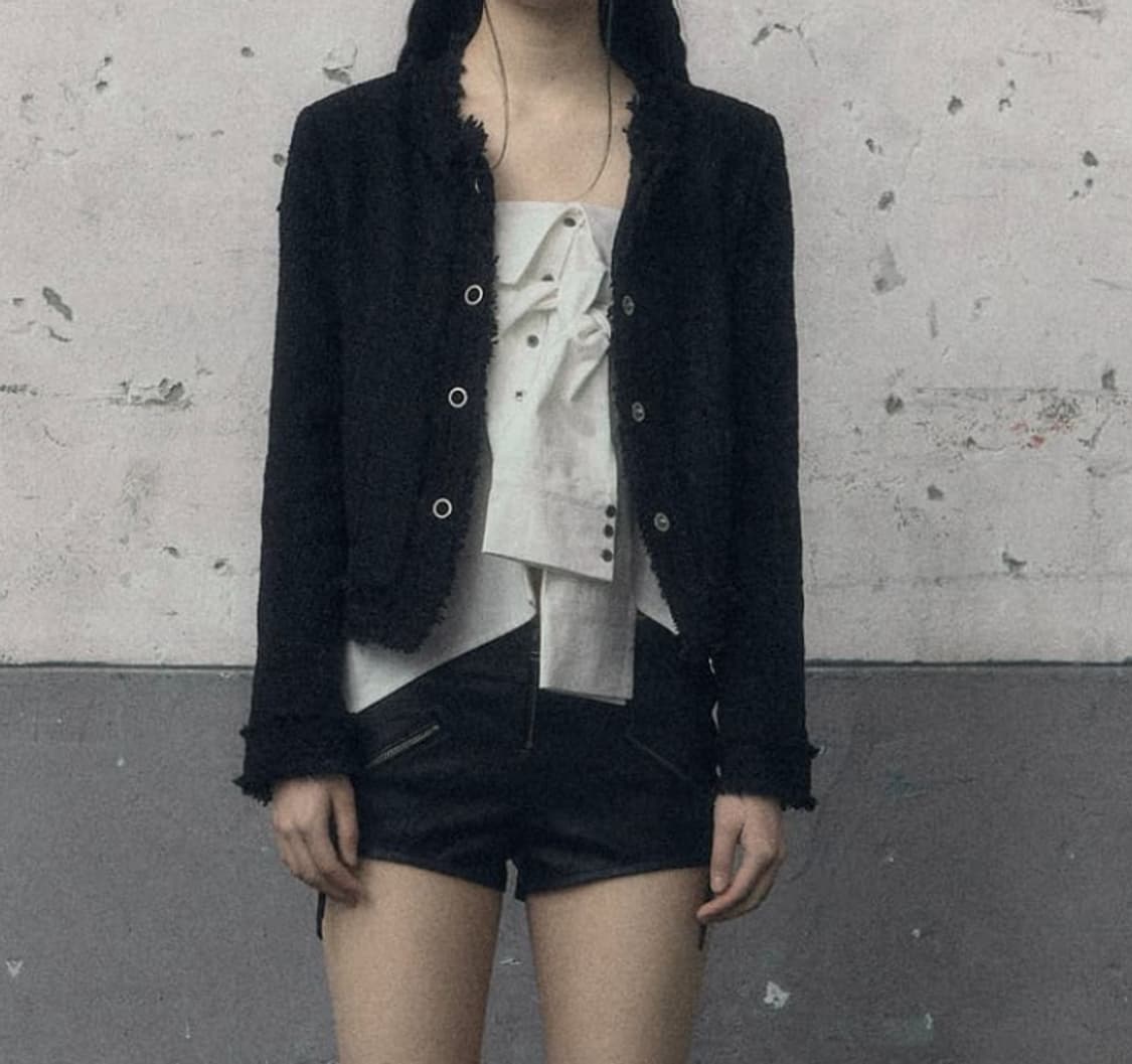 보헤미안서울 트위드 자켓 rough round tweed jacket 상품이미지2