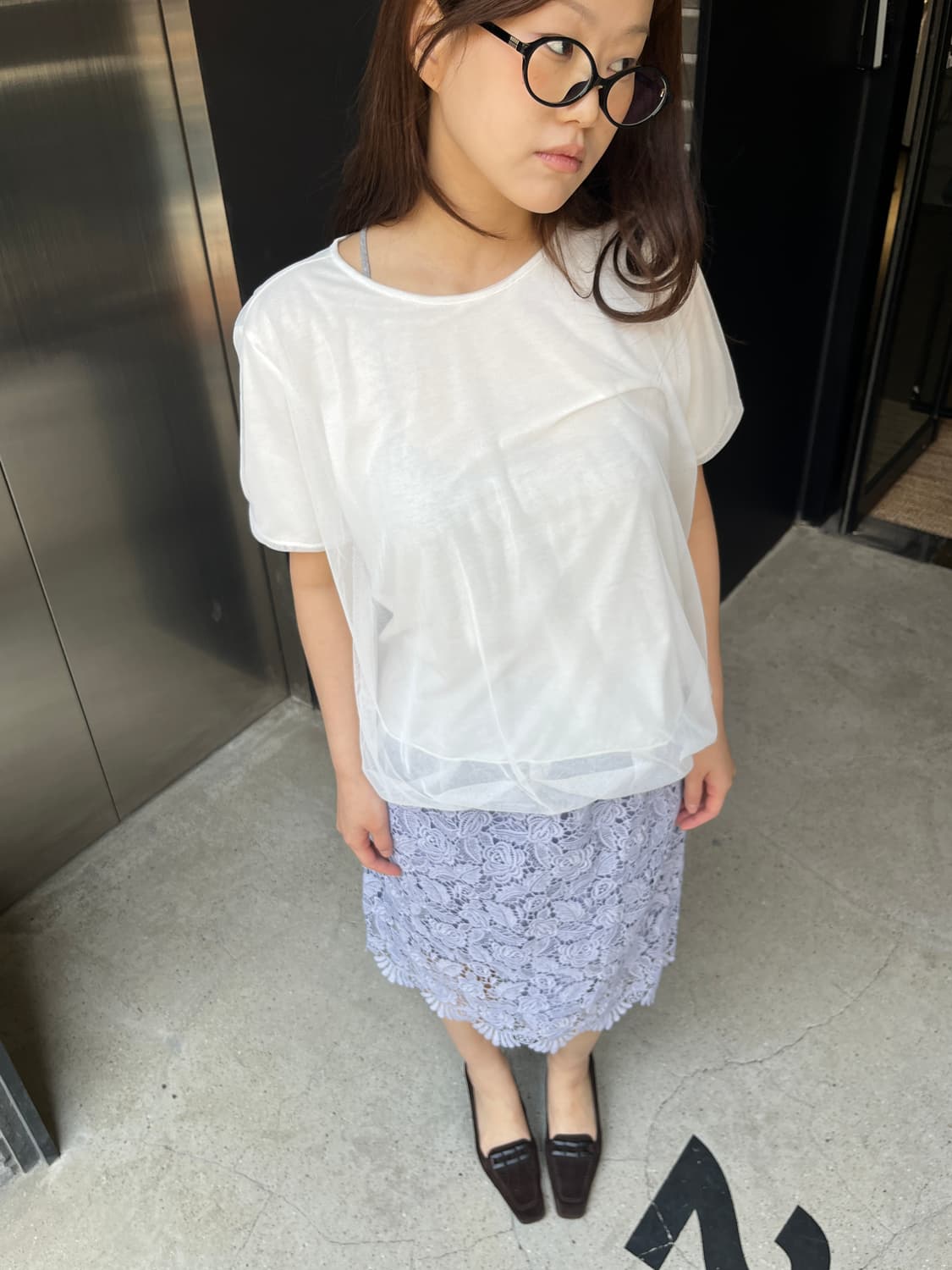 Emporio Armani 아르마니 쉬어 탑 화이트 상품이미지6