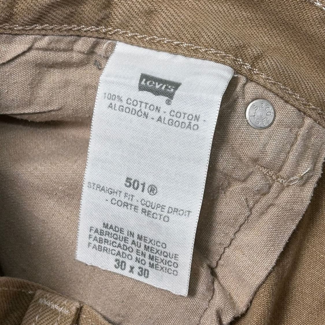리바이스 501 버튼플라이 코튼팬츠 W 30 L 30 상품이미지6