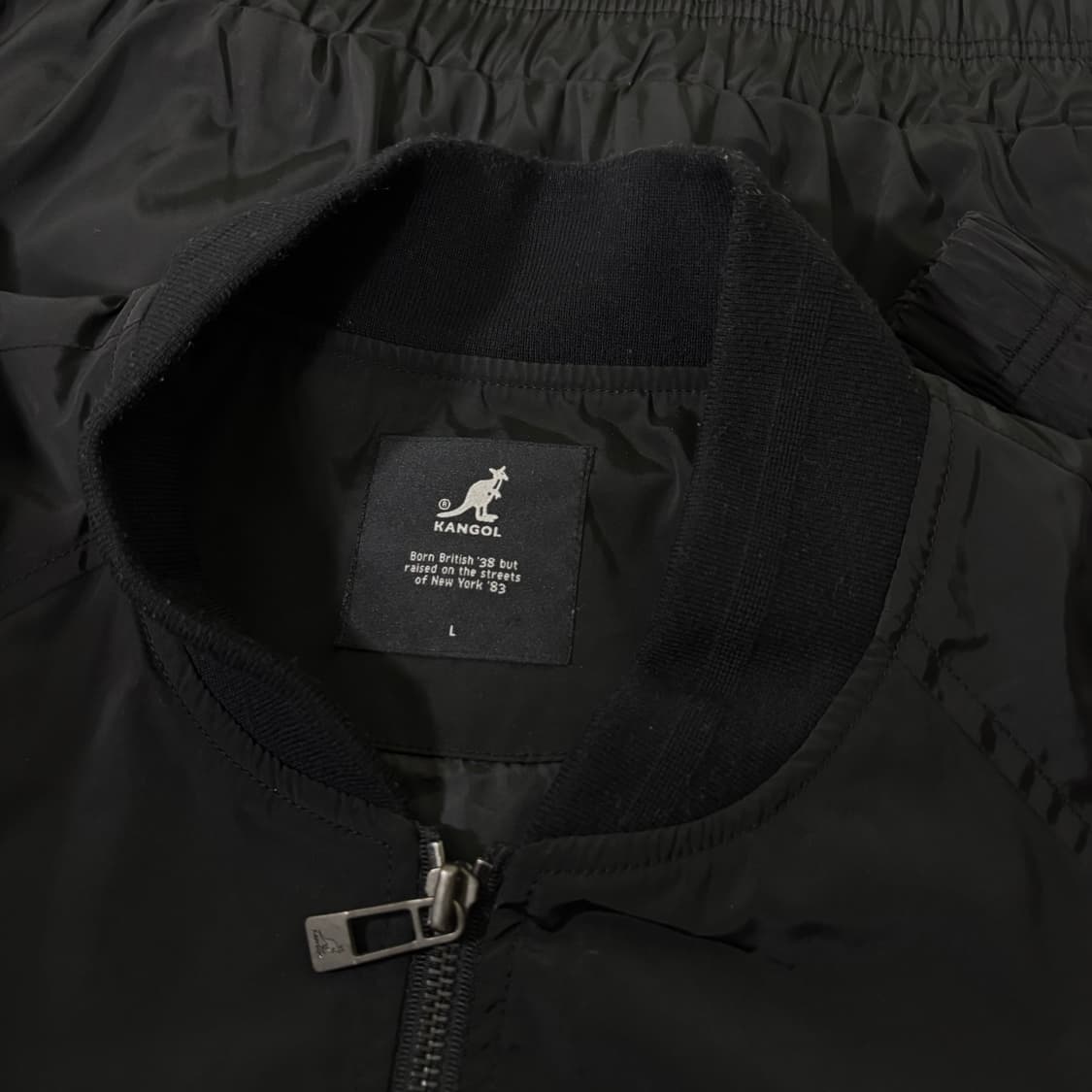 L 캉골 블랙 MA1 블루종 항공점퍼 상품이미지3