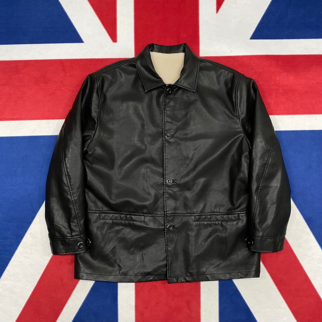 라퍼지스토어 레더자켓 M 실측 L -XL  상품이미지1