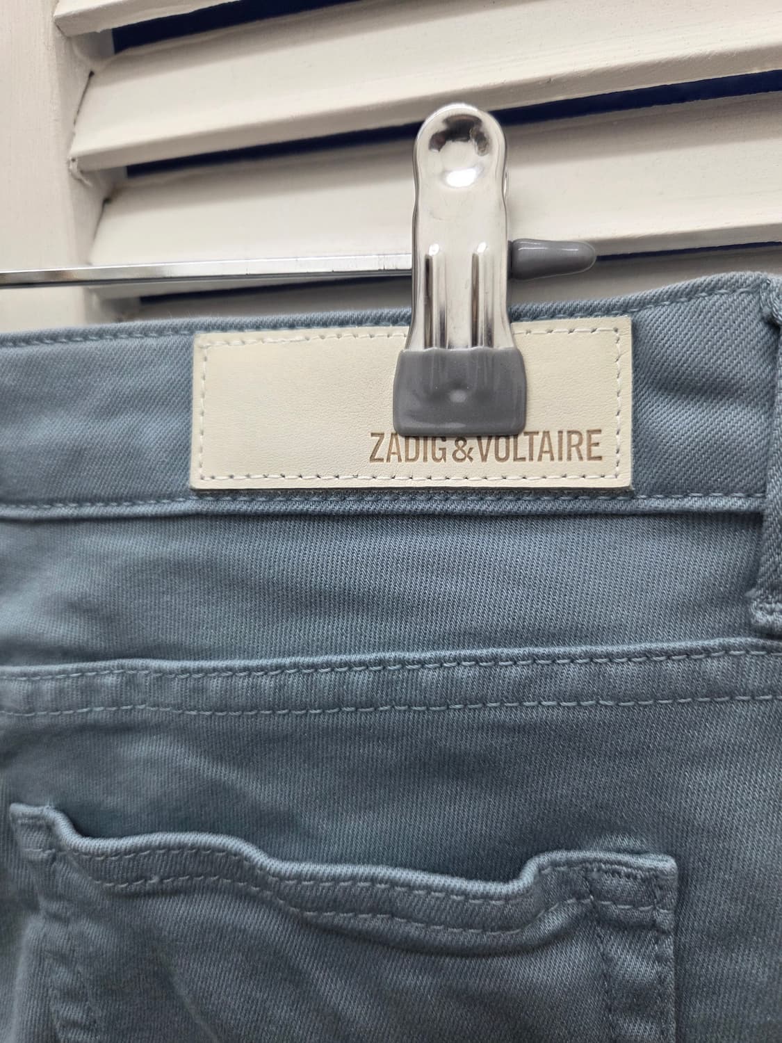 자딕앤볼테르 블루 코튼 팬츠 상품이미지7