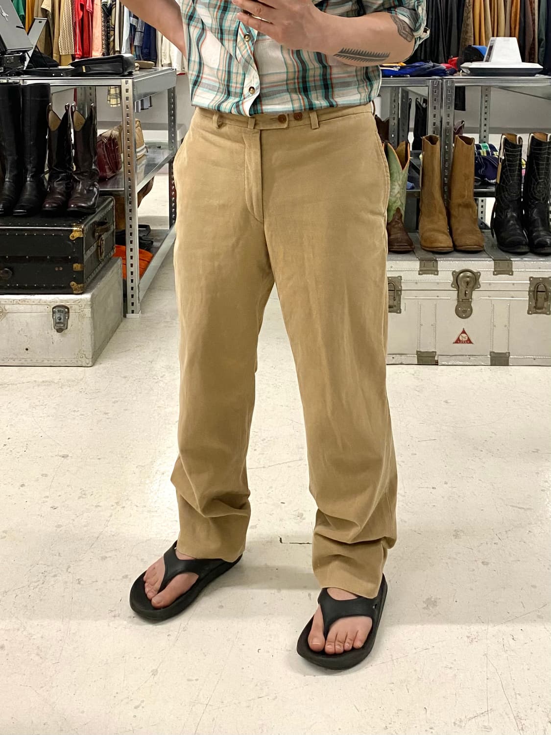 BEAMS F x Y. Akamine chino pants 상품이미지2