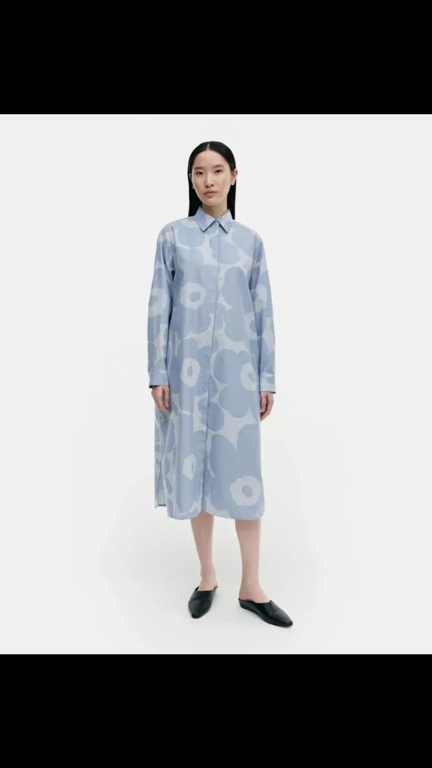 마리메꼬 우니꼬 코튼 셔츠 원피스 상품이미지2