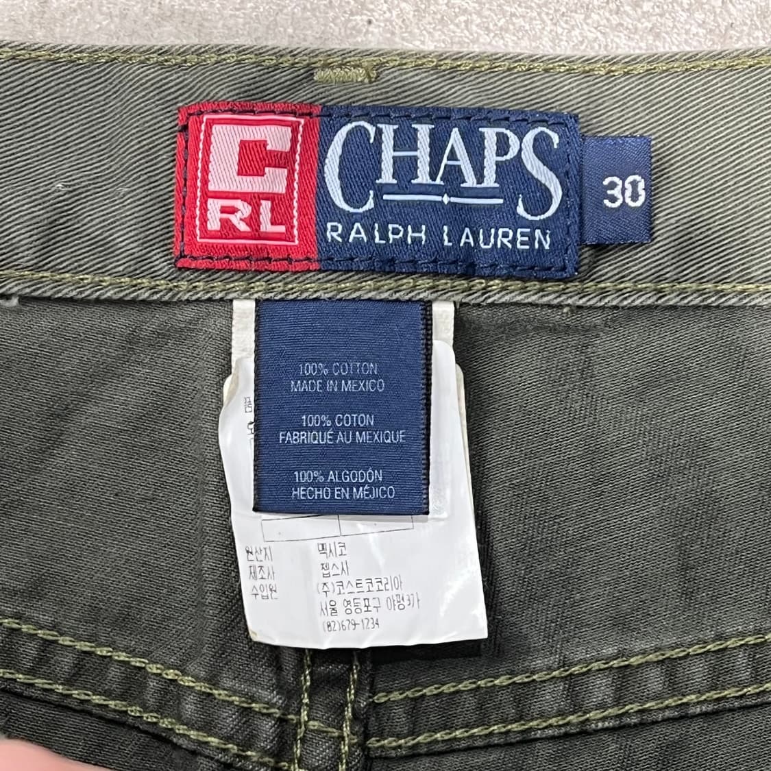 챕스랄프로렌 치노 하프팬츠 s10878 상품이미지7