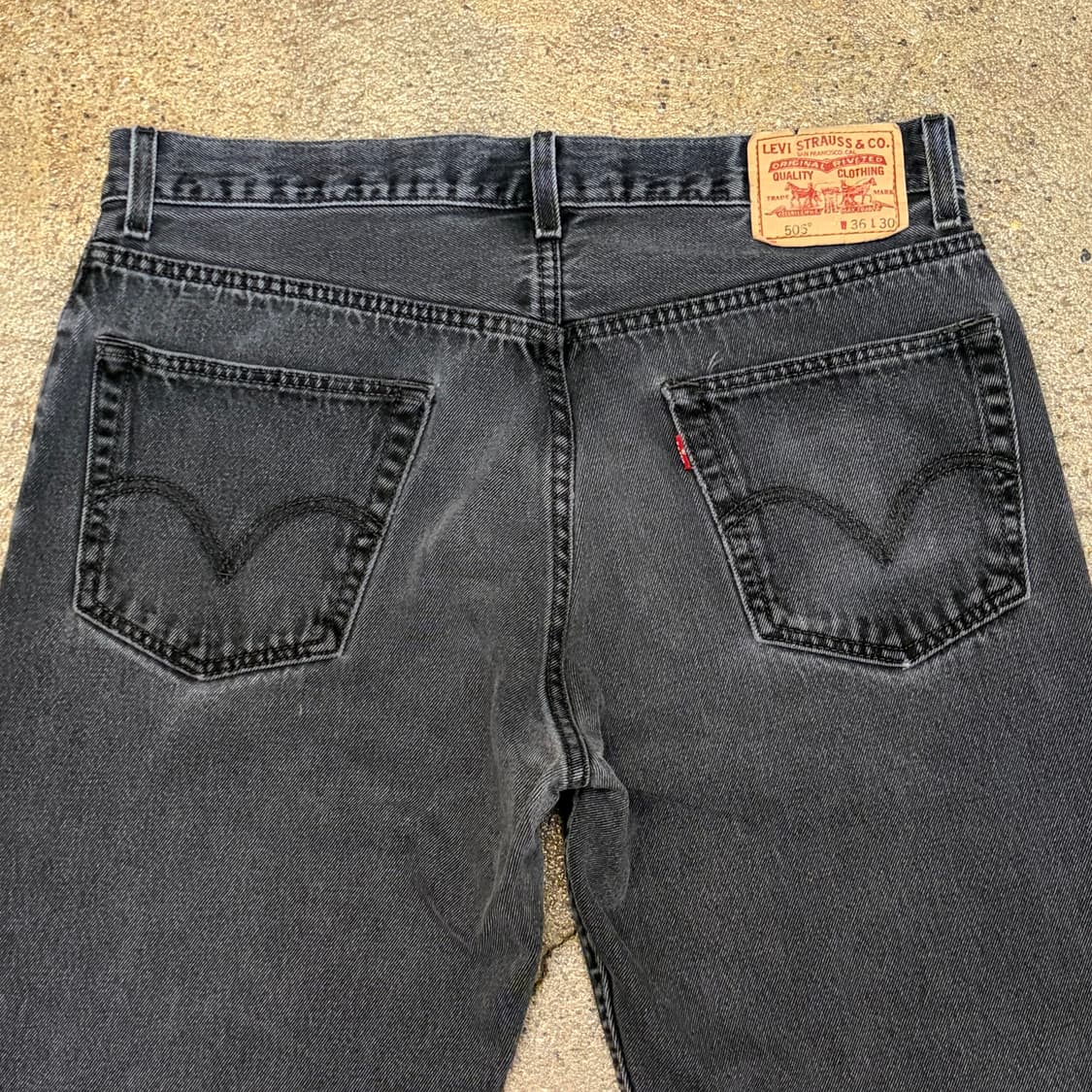 00s 미국 빈티지 리바이스 505 블랙진 청바지 상품이미지6