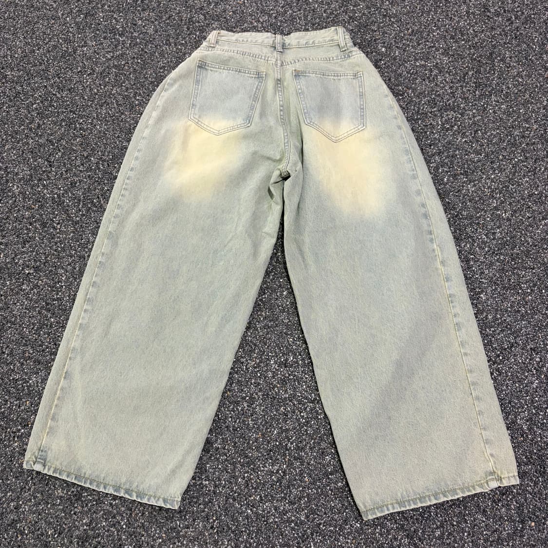에스빈 진스 연청 와이드 데님 팬츠 B4097 상품이미지5