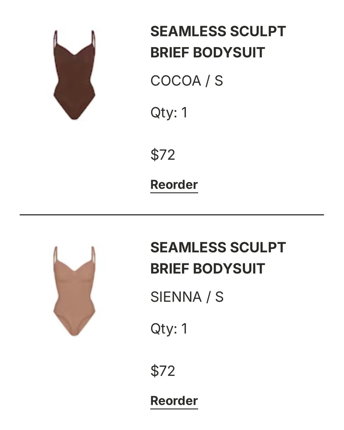 skims brief bodysuit 상품이미지1