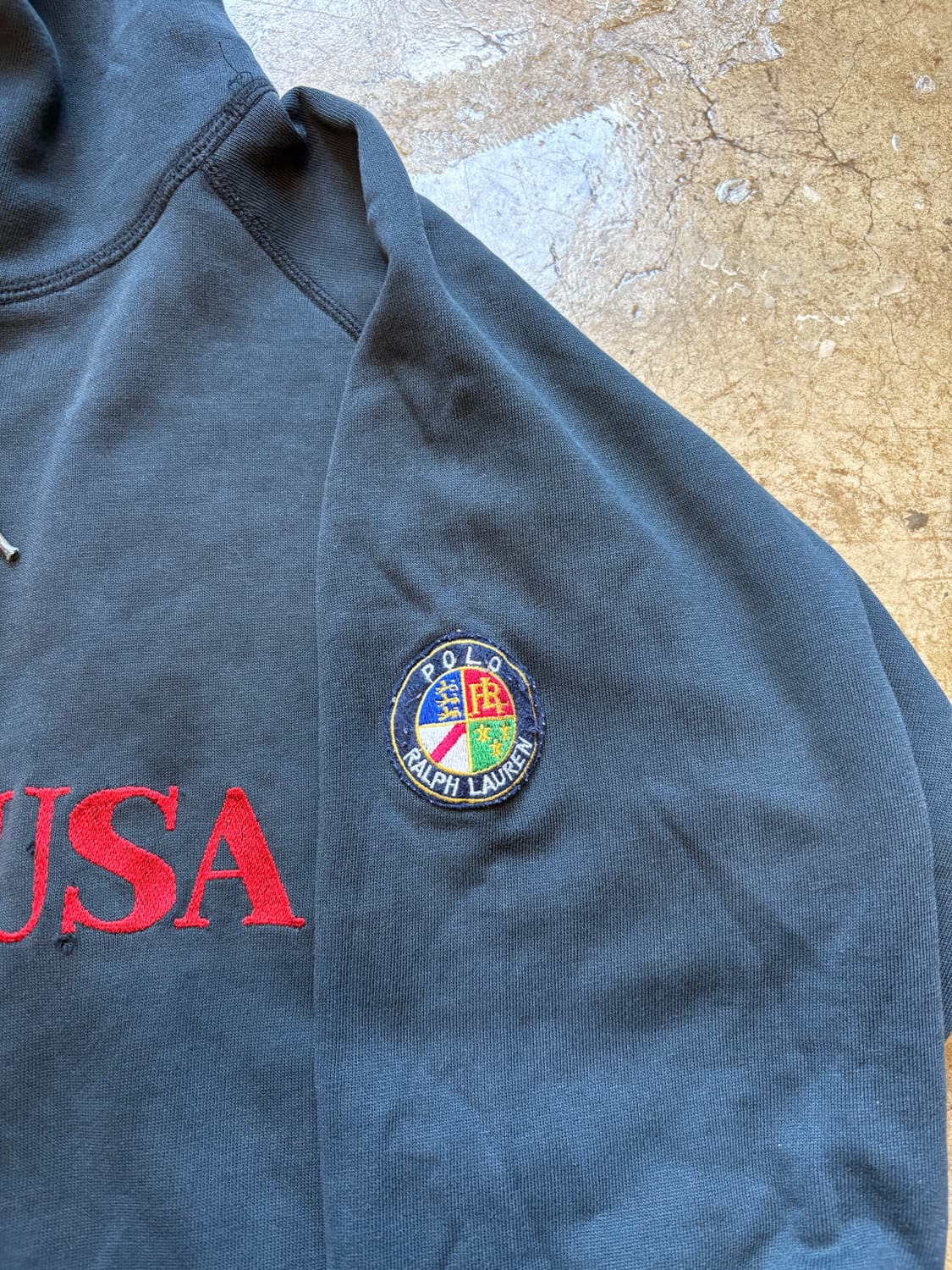 88년도 생산 korea 폴로 스웻 후디 상품이미지3