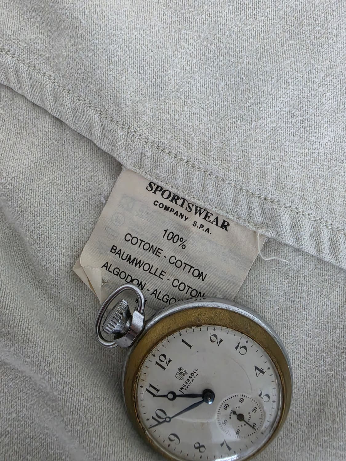 98AW 스톤 아일랜드 그린 엣지 코튼 오버셔츠 상품이미지7